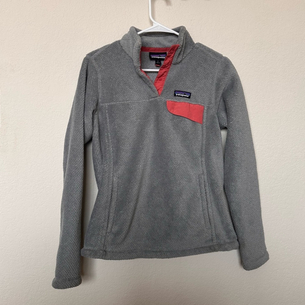 Patagonia Gray Fleece Pullover